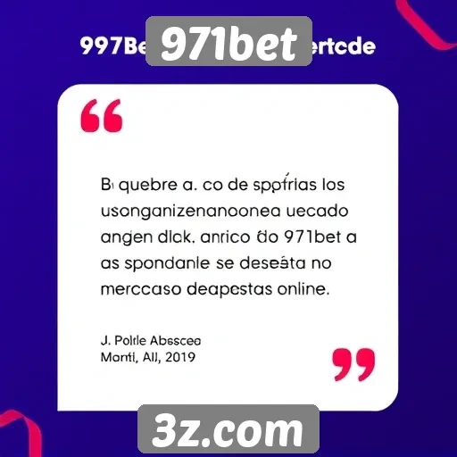 Feedback de usuários sobre o serviço do 971bet